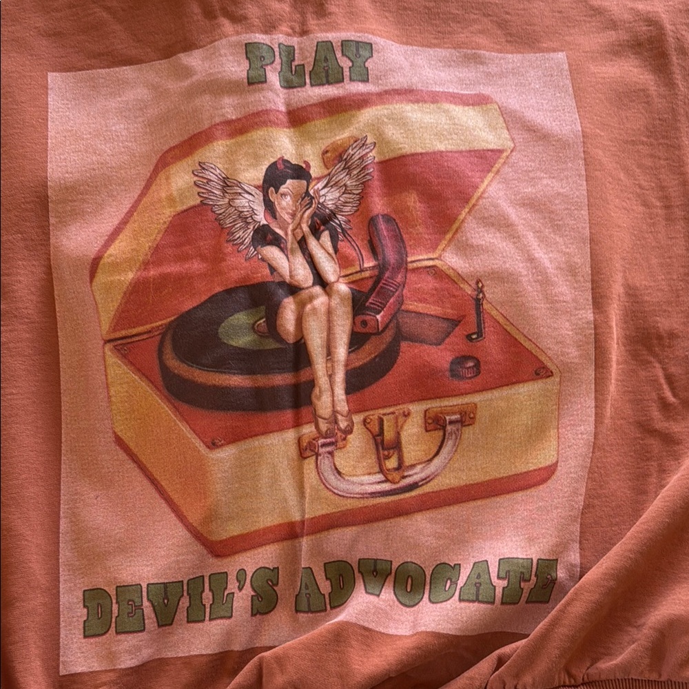 Boys Lie Play Devil's Advocate cropped hoodie